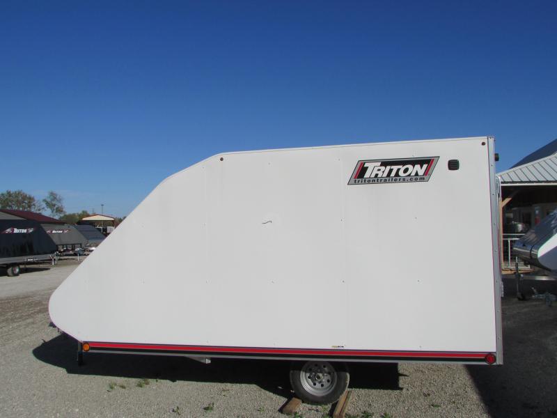 Triton Trailers TC 12' Hybrid Snowmobile Trailer W/Cover Triton Trailers TC 12' Hybrid Snowmobile Trailer W/Cover