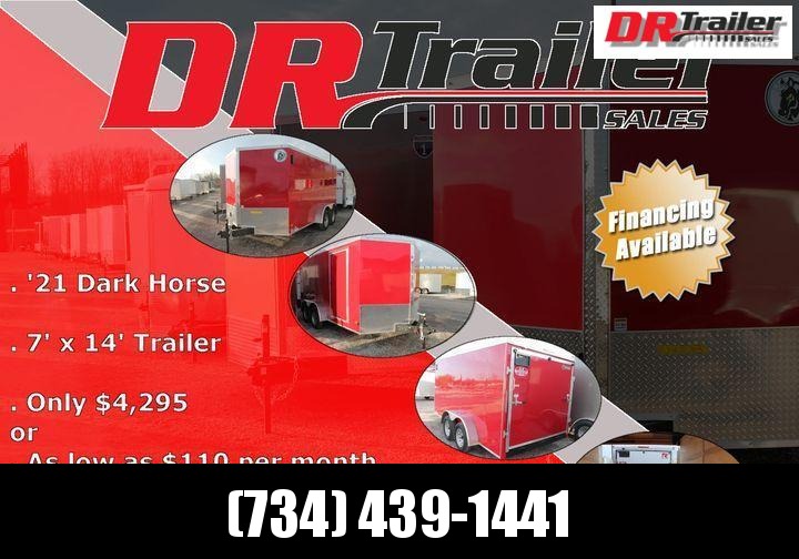 2021 Darkhorse Cargo 7' X 14' RD Enclosed Cargo Trailer 2021 Darkhorse Cargo 7' X 14' RD Enclosed Cargo Trailer