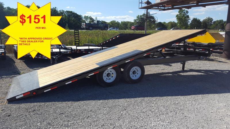 PJ Trailers 22 Equipment Power Tilt Flatbed Trailer PJ Trailers 22 Equipment Power Tilt Flatbed Trailer