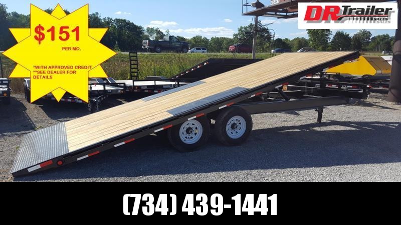 PJ Trailers 22 Equipment Power Tilt Flatbed Trailer PJ Trailers 22 Equipment Power Tilt Flatbed Trailer