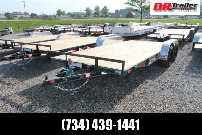 2022 PJ Trailers 18' SR 7K GVWR CAR HAULER TRAILER Equipment Trailer
