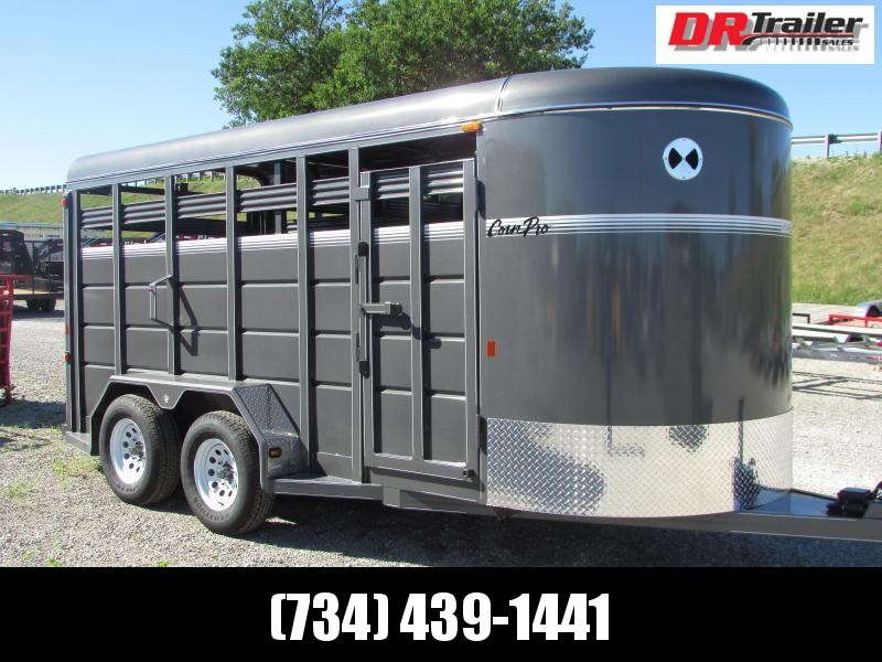 CornPro Trailers 16 Stock Horse Livestock Trailer CornPro Trailers 16 Stock Horse Livestock Trailer