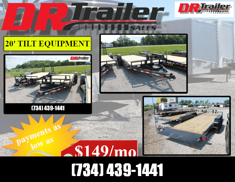 2022 PJ Trailers 20' T6 14K GVWR TILT TEAILER Equipment Trailer 2022 PJ Trailers 20' T6 14K GVWR TILT TEAILER Equipment Trailer