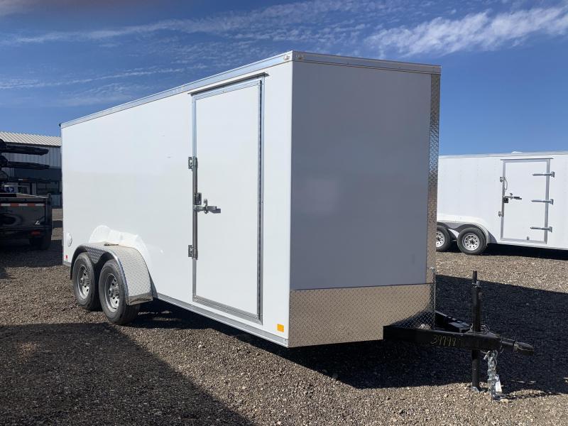 7X16X7 Cargo Trailer - All Steel Construction - E Track - Ramp Door 7X16X7 Cargo Trailer - All Steel Construction - E Track - Ramp Door