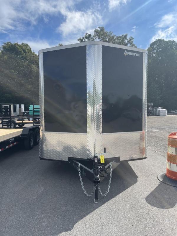 2022 Arising 8'.5" x 24' Black Enclosed Cargo Trailer 7'6" Interior Height 2022 Arising 8'.5" x 24' Black Enclosed Cargo Trailer 7'6" Interior Height