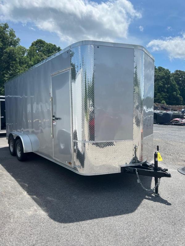 2022 Arising 7' x 18' Silver Mist Enclosed Cargo Trailer 2022 Arising 7' x 18' Silver Mist Enclosed Cargo Trailer