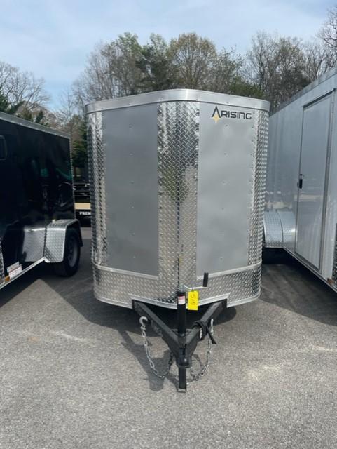 2022 Arising 5' x 8' Silver Mist Enclosed Cargo Trailer 2022 Arising 5' x 8' Silver Mist Enclosed Cargo Trailer