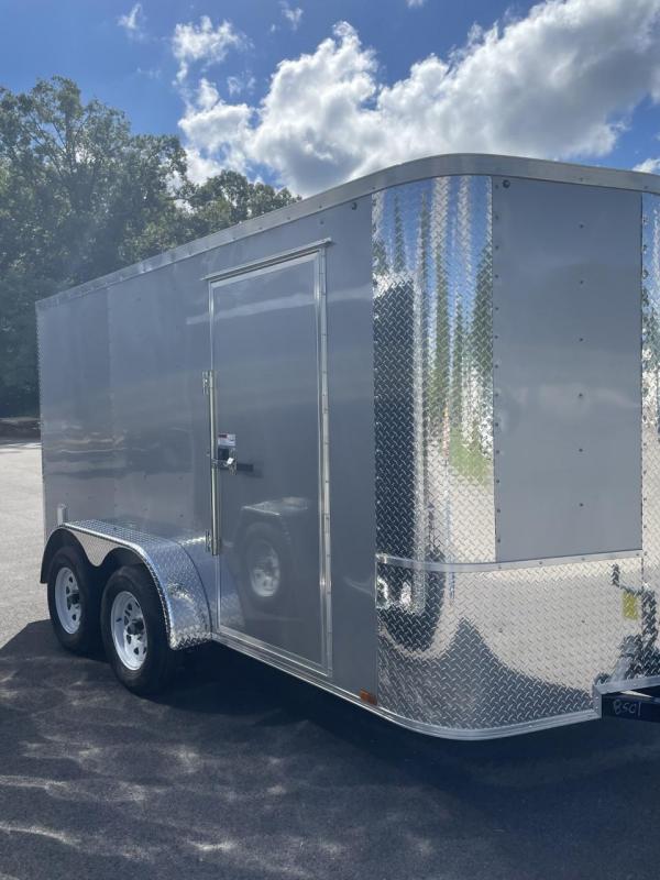 2021 Arising 6' x 12' Tandem Axle Silver Mist Enclosed Cargo Trailer 2021 Arising 6' x 12' Tandem Axle Silver Mist Enclosed Cargo Trailer