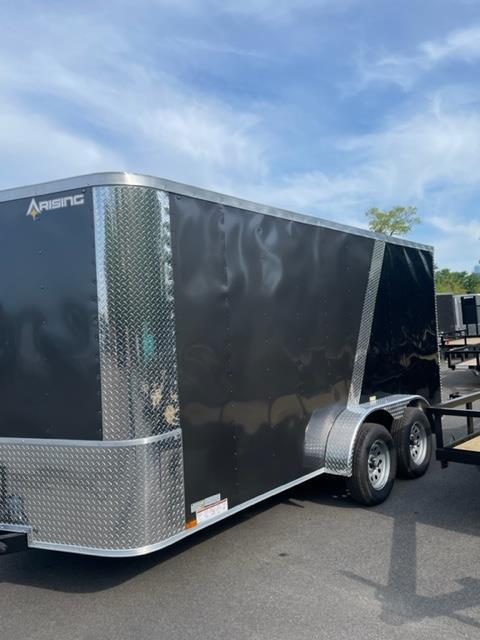 2022 Arising 7' x 14' Charcoal & Black Enclosed Cargo Trailer 2022 Arising 7' x 14' Charcoal & Black Enclosed Cargo Trailer