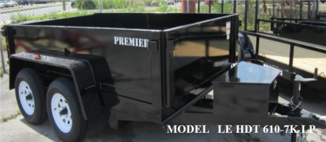 2022 Premier Trailers Inc. 6' x 10' - 7K LP Dump Trailer 2022 Premier Trailers Inc. 6' x 10' - 7K LP Dump Trailer