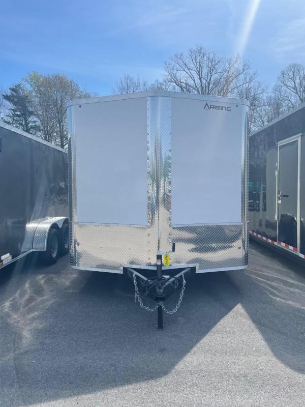 2022 Arising 8'.5" x 16' White Enclosed Cargo Trailer 7' Height 2022 Arising 8'.5" x 16' White Enclosed Cargo Trailer 7' Height