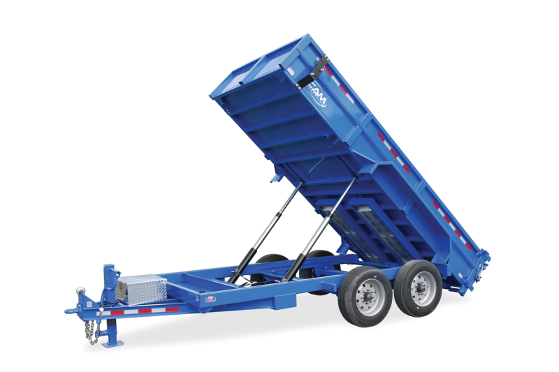 2022 Cam Superline 6' x 12' Blue Low Pro Dump Trailer 2022 Cam Superline 6' x 12' Blue Low Pro Dump Trailer