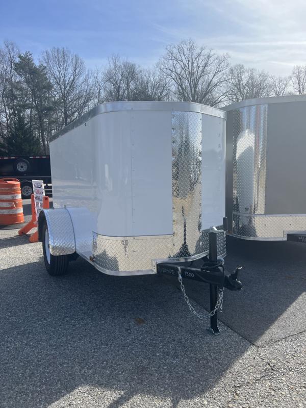 2023 Arising 6' x 10' White Enclosed Cargo Trailer Riverside Rvs