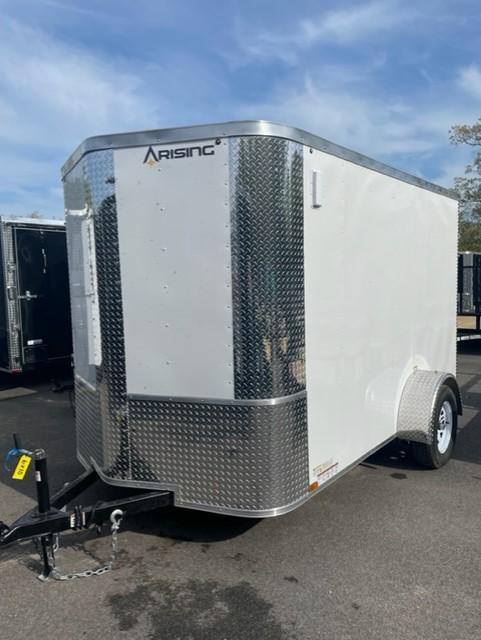 2022 Arising 6' x 10' White Enclosed Cargo Trailer 2022 Arising 6' x 10' White Enclosed Cargo Trailer