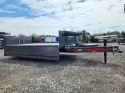 Dump 2025 8.5X14 MAXXD Trailers 8.5×14 D9X Tandem Axle 14K DeckOver Drop Down Sides Forklift Du