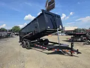 Dump Trailer 2026 7X16 Down 2 Earth Trailers 7×16′ 16K 48 high side equipment dump tra
