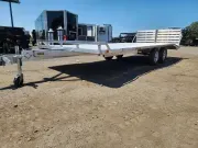 Aluminum 2027 8.5X20 Aluma Trailers 1020 BT Aluminum Flatbed Trailer for ATV UTV and Golfcarts Eq
