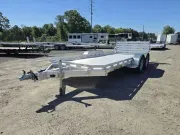 Aluminum 2027 6.50X18 Aluma 7816 Tandem Axle Aluminum Trailer With Bifold Tailgate -ALUM7816BT-31206