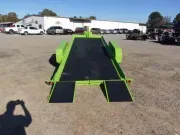Equipment Trailer 6.67X20 Belmont equipment 80×20 14k Hydraulic tilt deck trailer low pro Equip