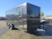 Aluminum 2026 7.5X16 ATC Trailers 7.5×16 STO450 Adventure Package 7K Enclosed Aluminum Toy Haul