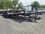 Car Hauler Trailer 2026 7X22 Down 2 Earth Trailers 82X22 Tandem Axle 14K Power Tilt Car hauler Tr