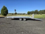 Aluminum 2027 8.5X20 Aluma Trailers 1020 Aluminum Trailer With Top Rails Aluminum Trailers –