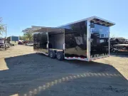 Aluminum 2026 8.5X28 EZ Hauler 8.5×28 spread axle trailer wramp door Elite Ecsape door -ECMI852