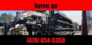 Delta 40 ft gooseneck deckover mega ramp Flatbed Trailer