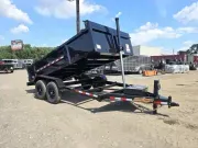 Dump Trailer 2026 7X14 Down 2 Earth Trailers 7X14 14K Telescopic Dump Trailer With 24″ Side
