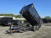 Dump Trailer 2026 7X16 Down 2 Earth Trailers 7×14 16K 48″ High Side Telescopic Dump Tr