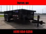 Hawke 7x14 24 high side 15k Low Pro Dump Trailer