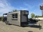 Concession/Vending 2027 8.5X22 Empire Cargo Trailer 8.5×22 Concession Porch Trailer BBQ Smok
