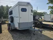 Livestock/Horse Trailer 1996 6X12 Sundowner USED 2 Horse Bumper Pull Straight Load -agls612-USED-