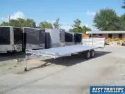Aluminum 2027 8.5X26 Aluma Trailers 1024 h bt 102×24 aluminum flatbed trailer atv utv Specia