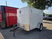 Enclosed 2021 5X8 Patriot USED 5X8 Enclosed Trailer With Swing Door -ECCW508-027582 5 ft. x8 ft. 