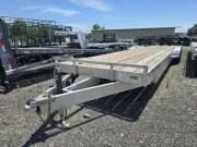 Aluminum 2026 7X36 Wolverine Trailers 7X36 Triple Axle 21K Wood Deck Aluminum Car Hauler -ALUM823