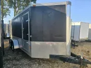 Enclosed 2005 7X14 Horton Hauler USED 7×14 Tandem Axle Enclosed Trailer With Ramp Enclosed T
