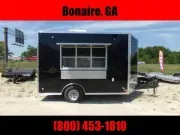 Covered Wagon Trailers 8x 12 single HD axle vending concession