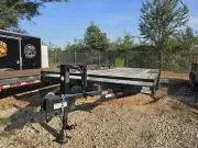Car Hauler Trailer 2022 82X20 Down 2 Earth Trailers USED 7X20 10K Car Hauler Trailer -DTE8220-USE