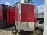 Enclosed 2014 6X8 Bendron Trailers 6×8 Single Axle Enclosed Trailer With Ramp Door -eccw608-