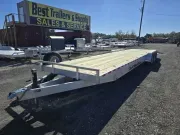 Aluminum 2026 7X34 Wolverine Trailers 7×34′ 21K Aluminum Car Hauler Wood Deck -ALUM8434-D