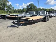 Equipment Trailer 2027 7X20 Down 2 Earth Trailers 7X20 14K Equipment Trailer With Fold Flat Ramps
