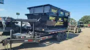 Dump 2024 7X14 MAXXD Trailers USED 7×14 14K Roll Off Trailer With 2 Bins And -ROLLOFF-USED-1
