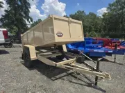 Dump Trailer 2027 4X8 Prospector Trailers 4×8 3K Manual Lift Dump Trailer With 24′ Sid