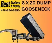 Liberty 8X20 10 ton dump trailer gooseneckc  Dump Trailer