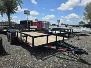Utility Trailer 2026 6.83X16 Down 2 Earth Trailers 8216 7K Utility Trailer With 2′ Dovetail