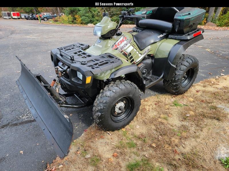 2002 Polaris Sportsman 400 4x4 with plow 2002 Polaris Sportsman 400 4x4 with plow