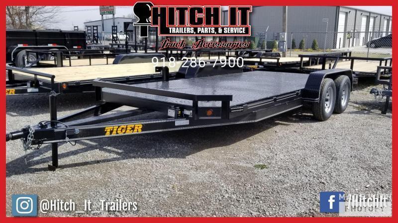 !!!COMING SOON!!! 2020 Tiger 83 x 18 Steel Floor Flatbed Car Hauler Trailer !!!COMING SOON!!! 2020 Tiger 83 x 18 Steel Floor Flatbed Car Hauler Trailer