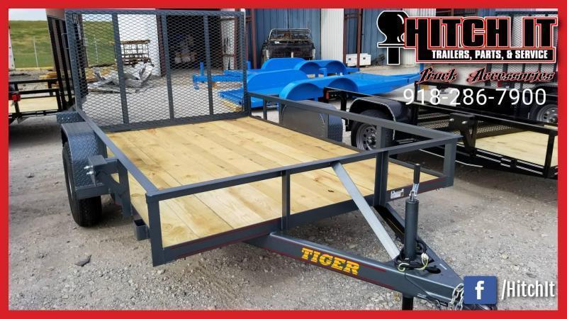2020 Tiger Charcoal 5 x 10 Utility Trailer w ramp full wrap tongue 2020 Tiger Charcoal 5 x 10 Utility Trailer w ramp full wrap tongue