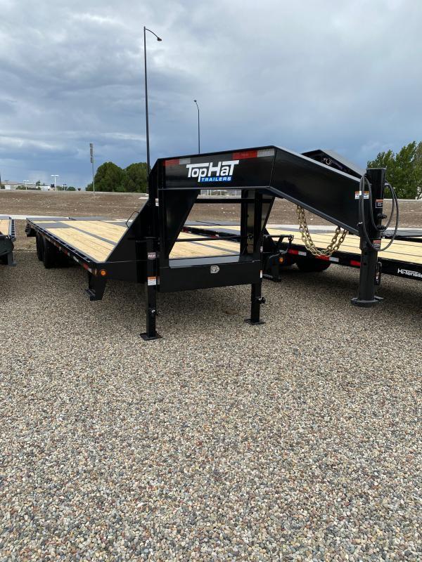 2022 Top Hat Trailers GOOSENECK DECKOVER TRAILER Flatbed Trailer